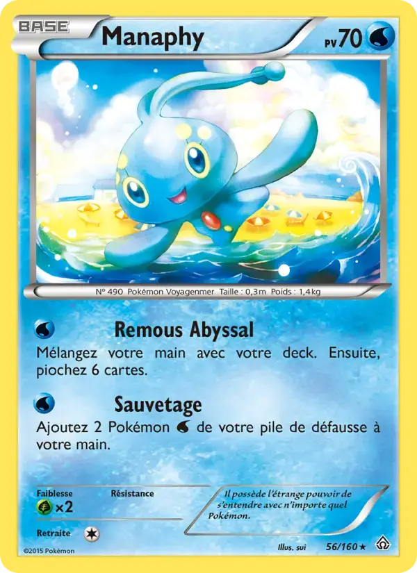 Carte Pokémon Manaphy #56 — Primo-Choc