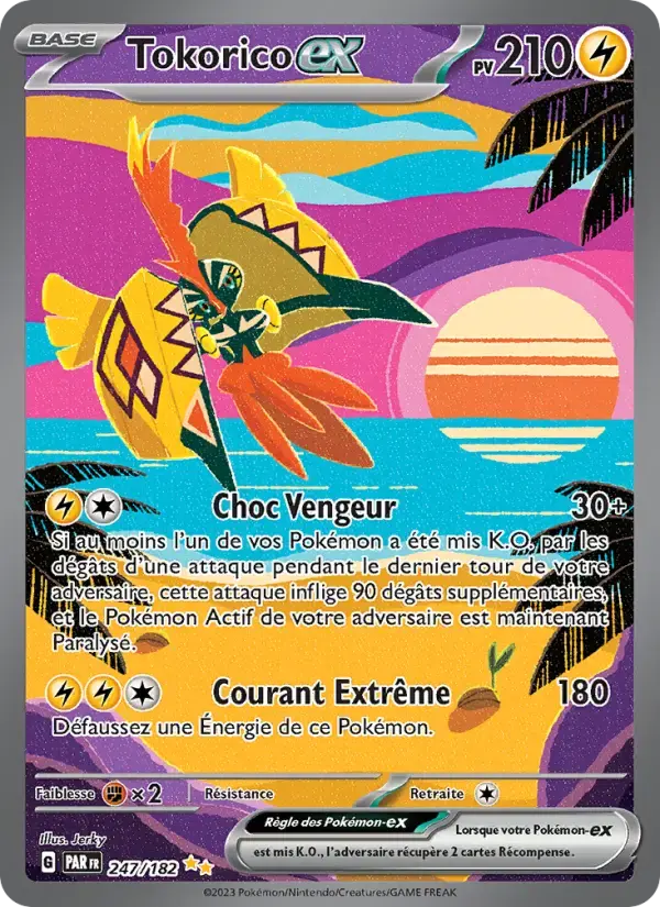 Carte Pokémon Tokorico-ex #247 — Faille Paradoxe