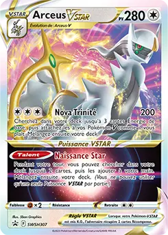 Carte Pokémon Arceus VSTAR #SWSH307 — Promos Épée et Bouclier