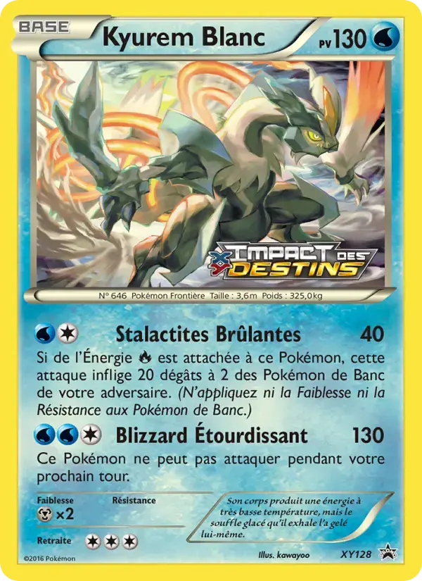 Carte Pokémon Kyurem Blanc #XY128 — Promos X&Y