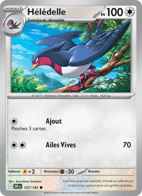 Carte Pokémon Hélédelle #157 — Rivalités Destinées