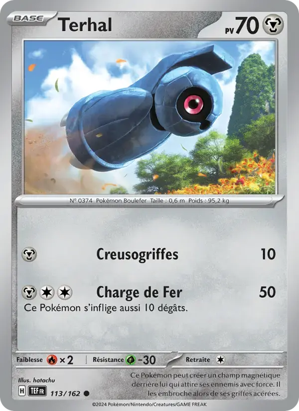 Carte Pokémon Terhal #113 — Forces Temporelles