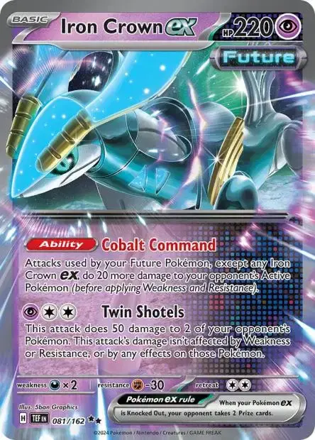 Carte Pokémon Chef-de-Fer ex #81/162 — Jumbo