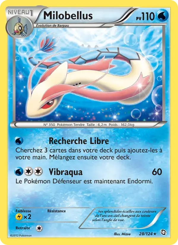 Carte Pokémon Milobellus #28 — Dragons Exaltés