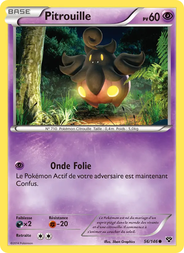 Carte Pokémon Pitrouille #56 — XY