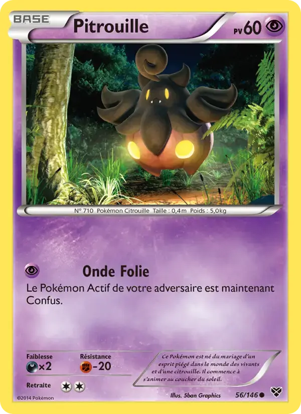 Carte Pokémon Pitrouille #56 — XY