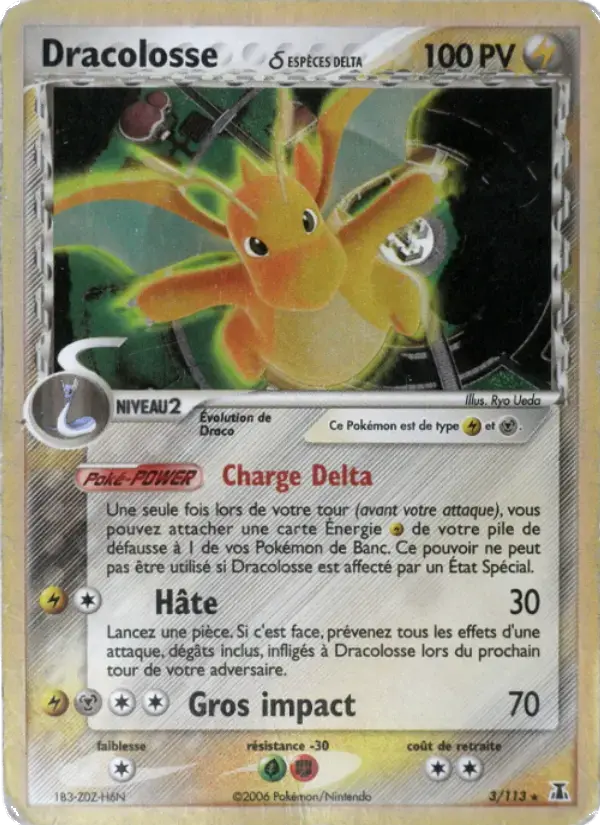 Carte Pokémon Dracolosse δ #3 — Espèces Delta
