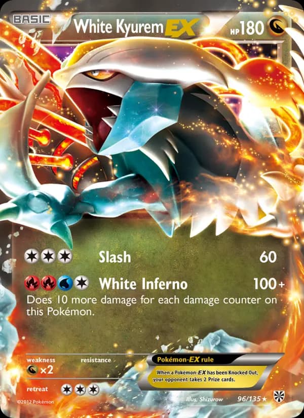 White Kyurem-EX #96 — Plasma Storm