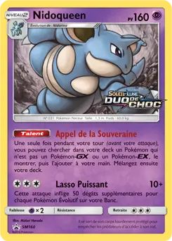Carte Pokémon Nidoqueen #SM160 — Promos Soleil et Lune