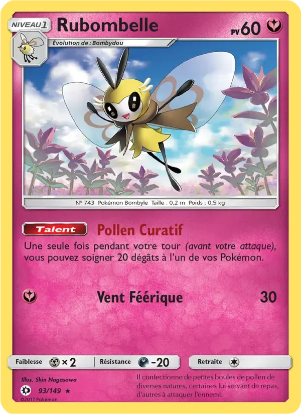 Carte Pokémon Rubombelle #93 — Soleil et Lune