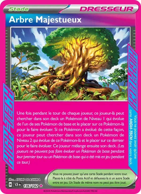 Carte Pokémon Arbre Majestueux #136 — Couronne Stellaire