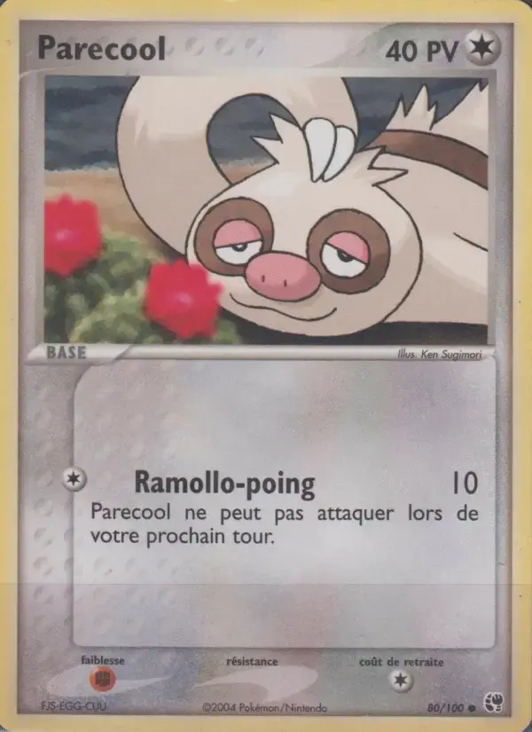 Carte Pokémon Parecool #80 — Tempête de Sable