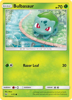 Bulbasaur #1 — Shining Legends