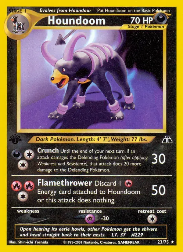 Houndoom #23 — Neo Discovery