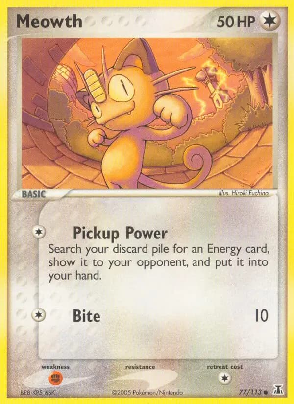 Meowth #77 — Delta Species