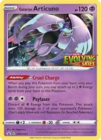 Carte Pokémon Artikodin de Galar #SWSH123 — Promos Épée et Bouclier