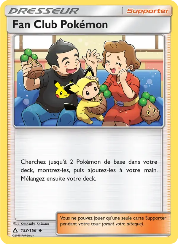Carte Pokémon Fan Club Pokémon #133 — Ultra-Prisme