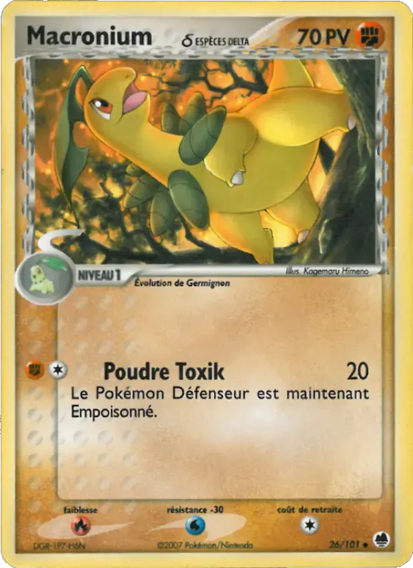 Carte Pokémon Macronium δ #026 — Île des Dragons