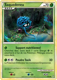Carte Pokémon Saquedeneu #72 — L'Appel des Légendes