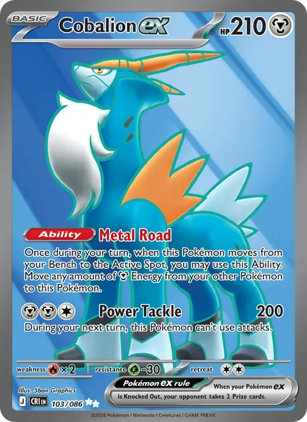 Cobalion ex #103 — Chaos Rising