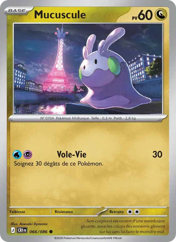 Carte Pokémon Mucuscule #066 — Chaos Ascendant