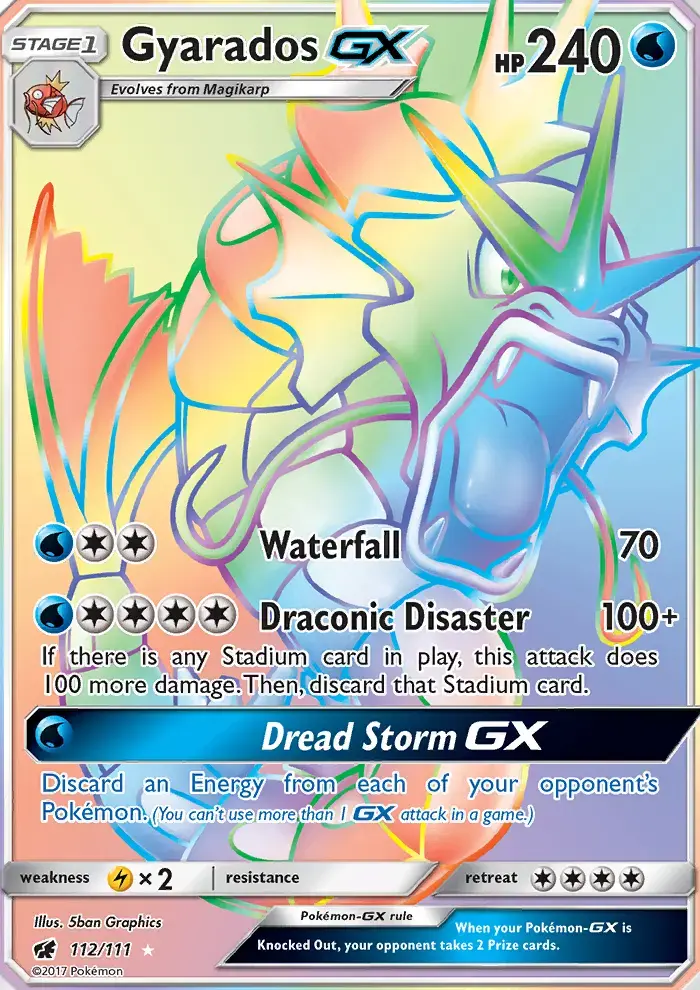 Gyarados GX #112 — Crimson Invasion