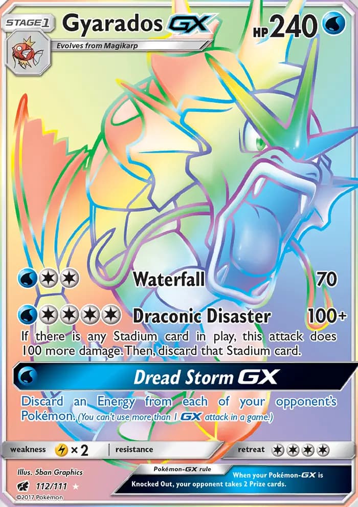 Gyarados GX #112 — Crimson Invasion