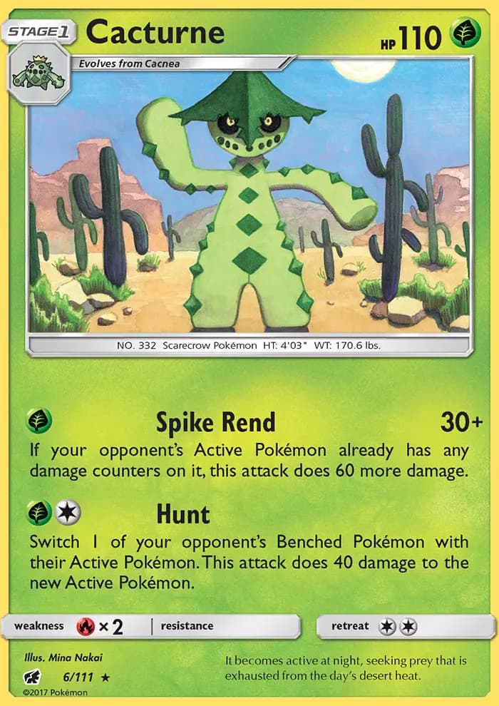 Cacturne #6 — Crimson Invasion