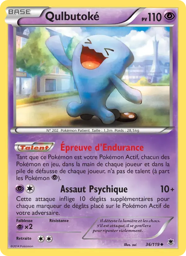 Carte Pokémon Qulbutoké #36 — Vigueur Spectrale