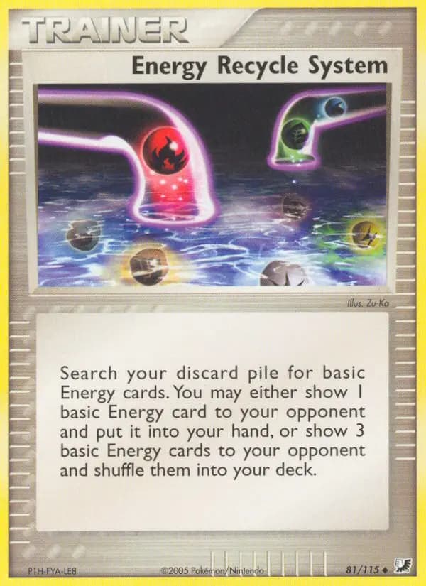 Energy Recycle System #81 — Unseen Forces