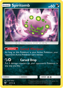 Carte Pokémon Spiritomb #47 — Légendes Brillantes