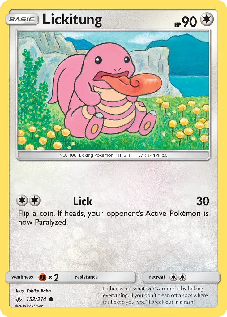 Lickitung #152 — Unbroken Bonds