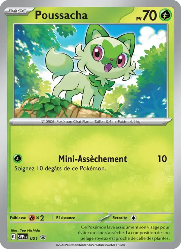 Carte Pokémon Poussacha #001 — Promos Écarlate et Violet