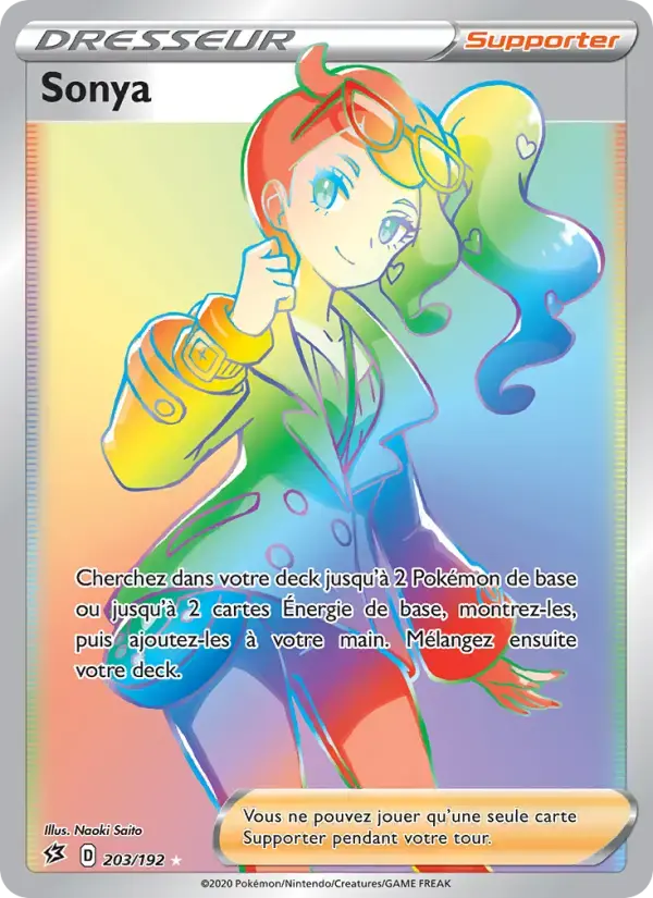Carte Pokémon Sonya #203 — Clash des Rebelles