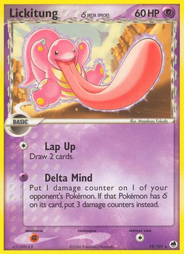 Lickitung δ #019 — Dragon Frontiers