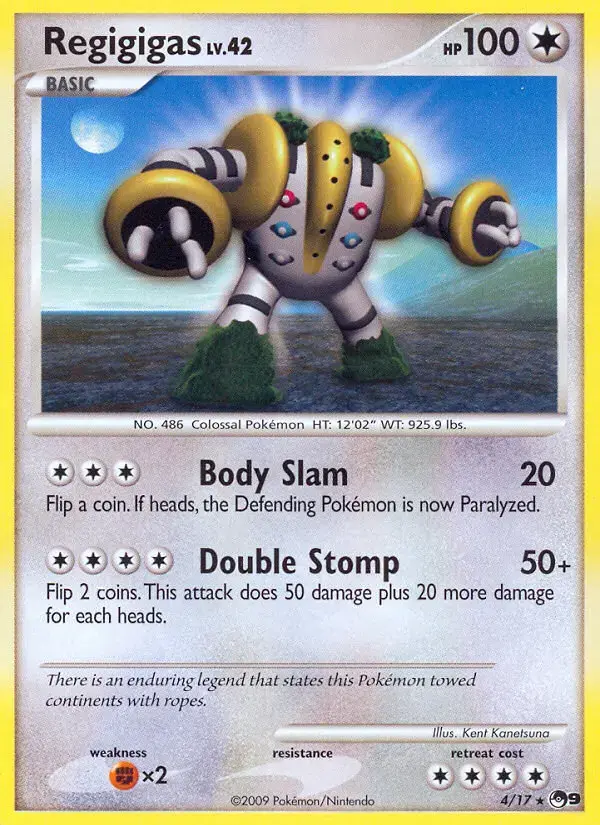Regigigas #4 — POP 9