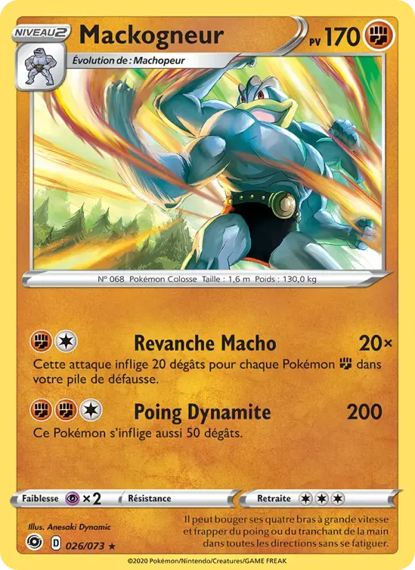 Carte Pokémon Mackogneur #26 — La Voie du Maître
