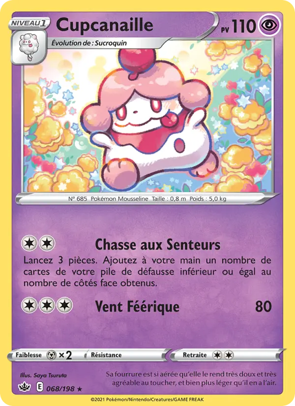 Carte Pokémon Cupcanaille #68 — Règne de Glace
