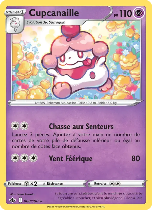 Carte Pokémon Cupcanaille #68 — Règne de Glace