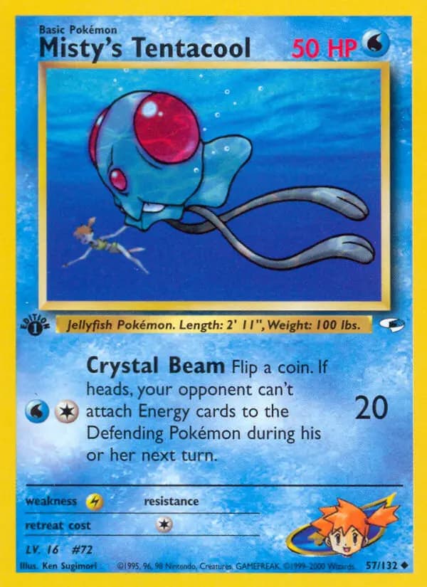 Misty's Tentacool #57 — Gym Heroes