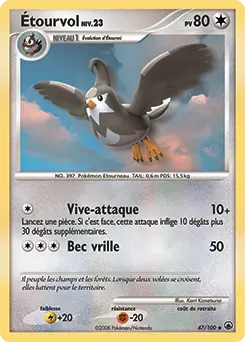 Carte Pokémon Étourvol #47 — Aube Majestueuse