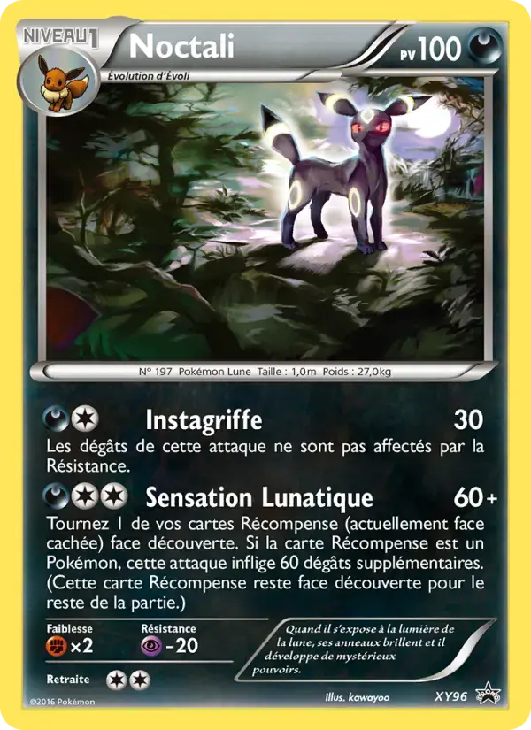 Carte Pokémon Noctali #XY96 — Promos X&Y