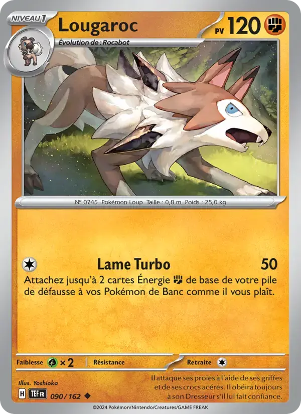 Carte Pokémon Lougaroc #090 — Forces Temporelles