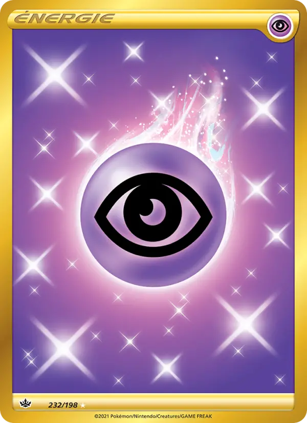 Carte Pokémon Énergie Psy #232 — Règne de Glace