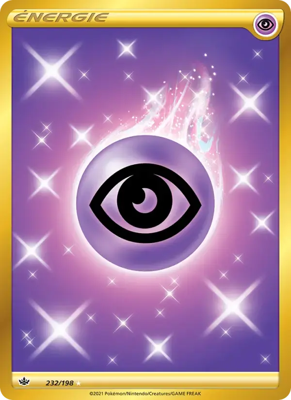 Carte Pokémon Énergie Psy #232 — Règne de Glace