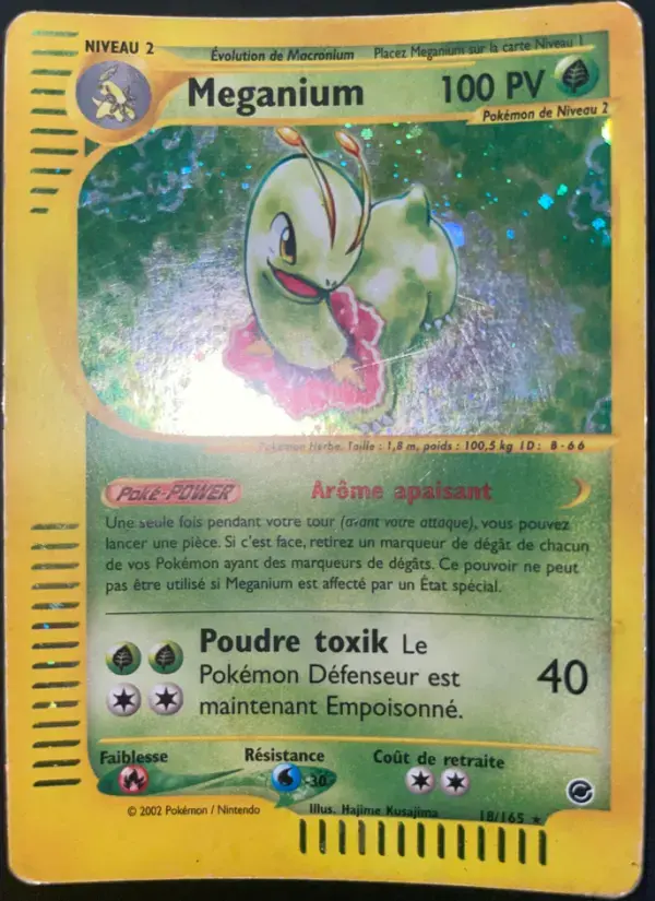 Carte Pokémon Meganium #18 — Expédition