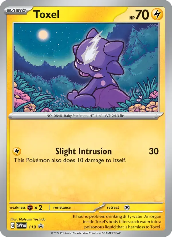 Carte Pokémon Toxel #119 — Promos Écarlate et Violet