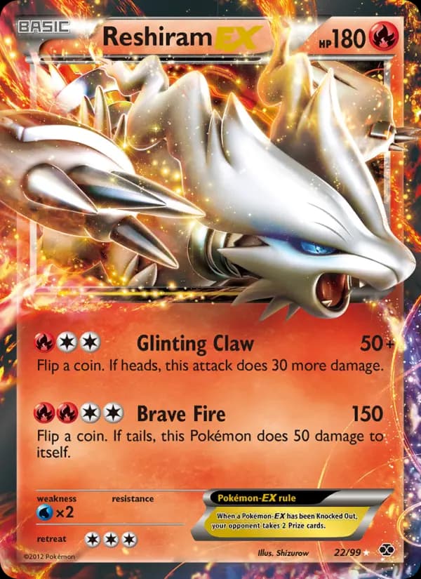 Reshiram-EX #22 — Next Destinies