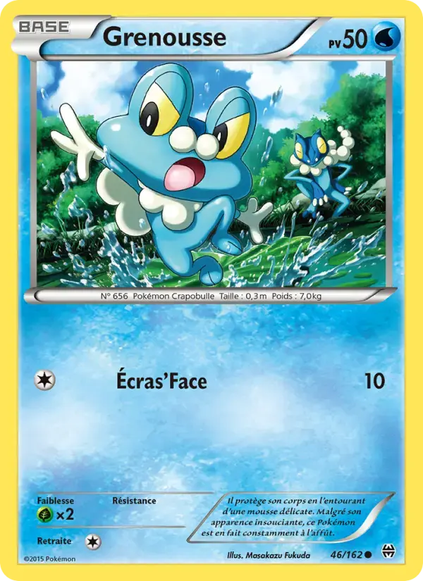Carte Pokémon Grenousse #46 — Impulsion Turbo
