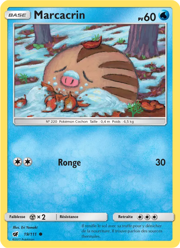 Carte Pokémon Marcacrin #19 — Invasion Carmin